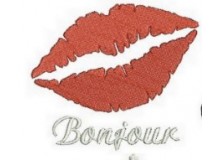 Stickdatei - Lippen Kussmund